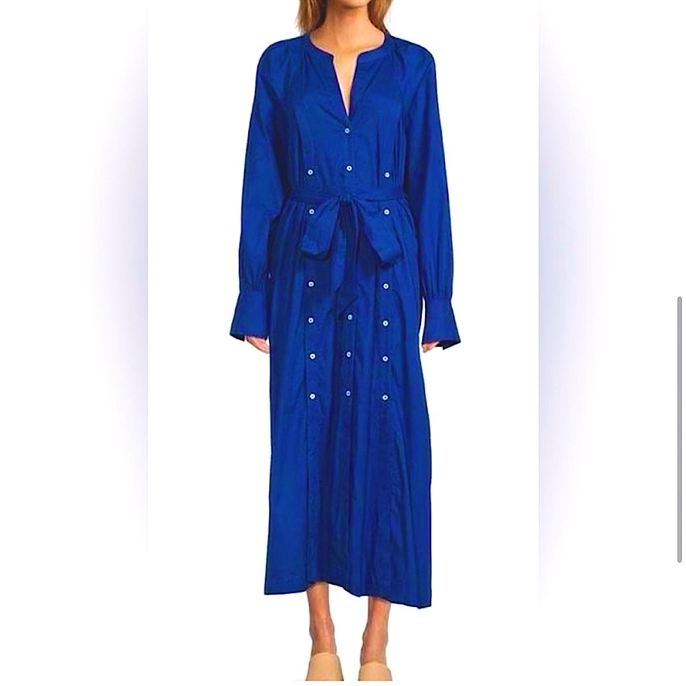 Elegant Blue Maxi Dress - Picture 5 of 16